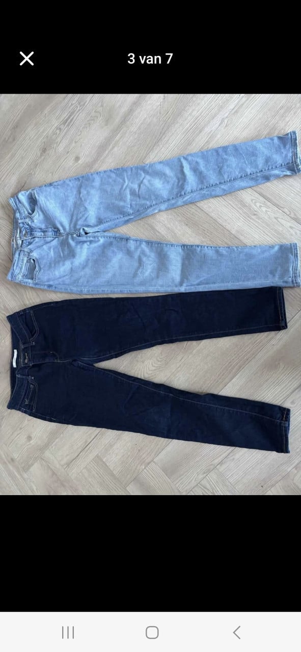 Levi's, zara,shein meiden jeans maat s