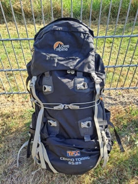 Backpack rugzak LoweAlpine Cerro Torre 65:85