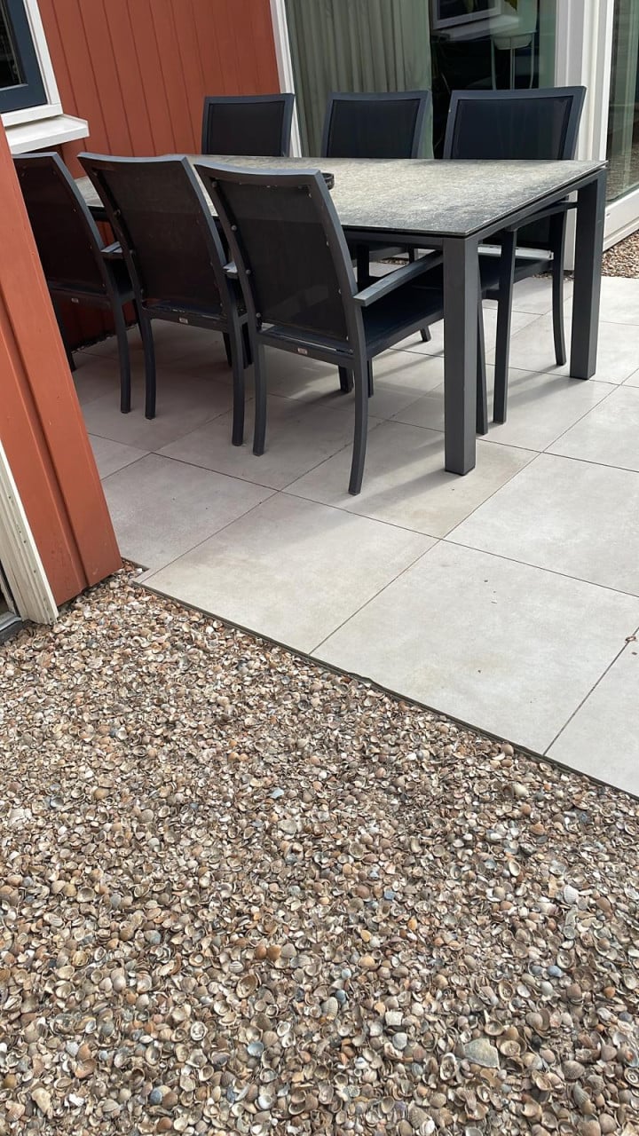 Tuintegels 60 x60 cm 3 + 1 cm dik Keramische