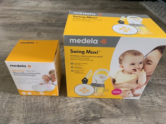 Als nieuwe Medela elektrische dubbele borstkolf set