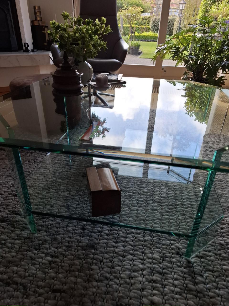 Gratis glazen salontafel