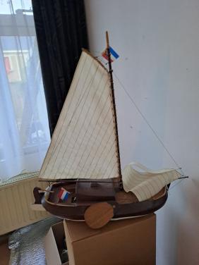 Onaf gemaakte zeilship