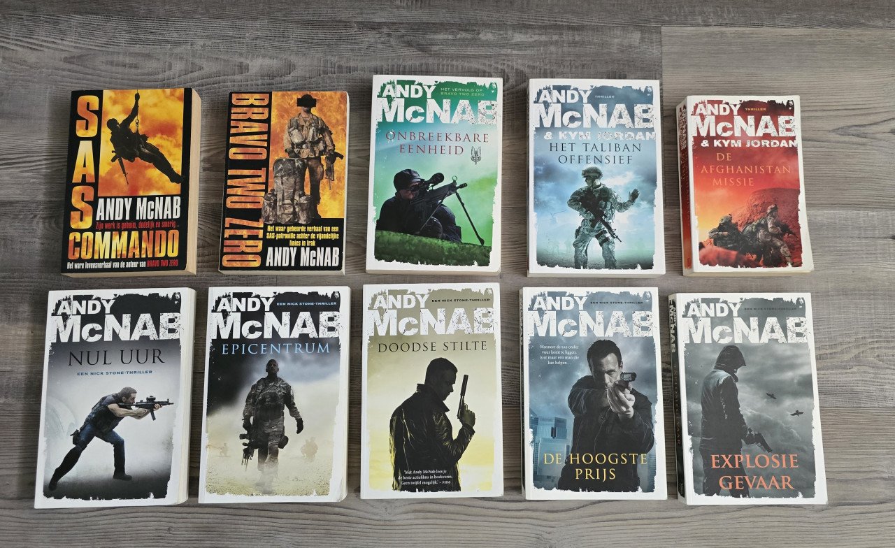 Andy McNab - 10 boeken