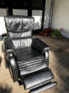 Fitform luxe leren relaxfauteuil