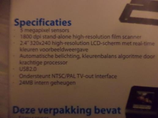 Dia negatief scanner,bieden