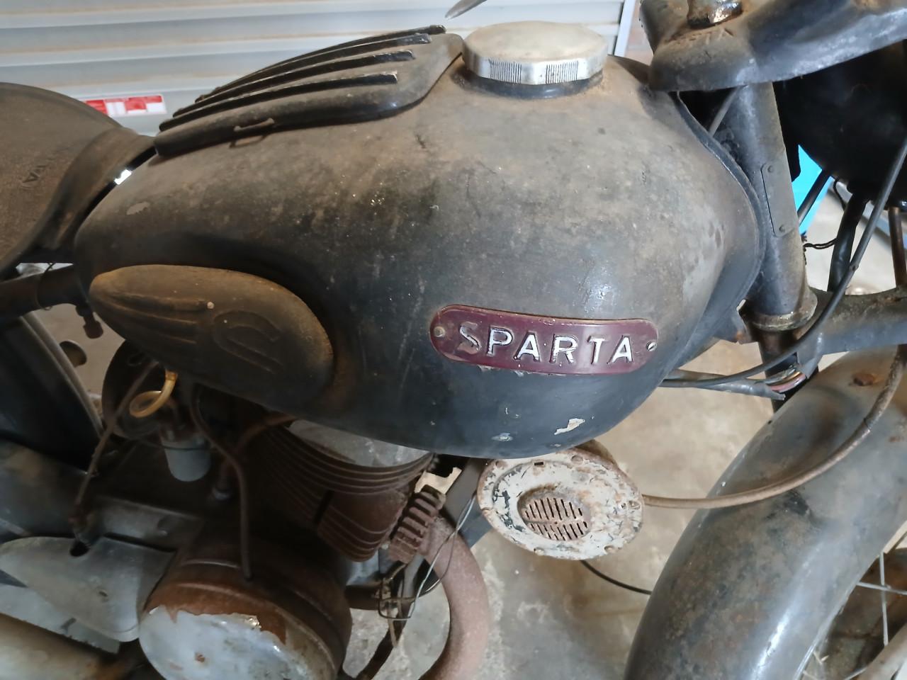 Sparta oldtimer motor met 250cc Victoriablok bjr 1954