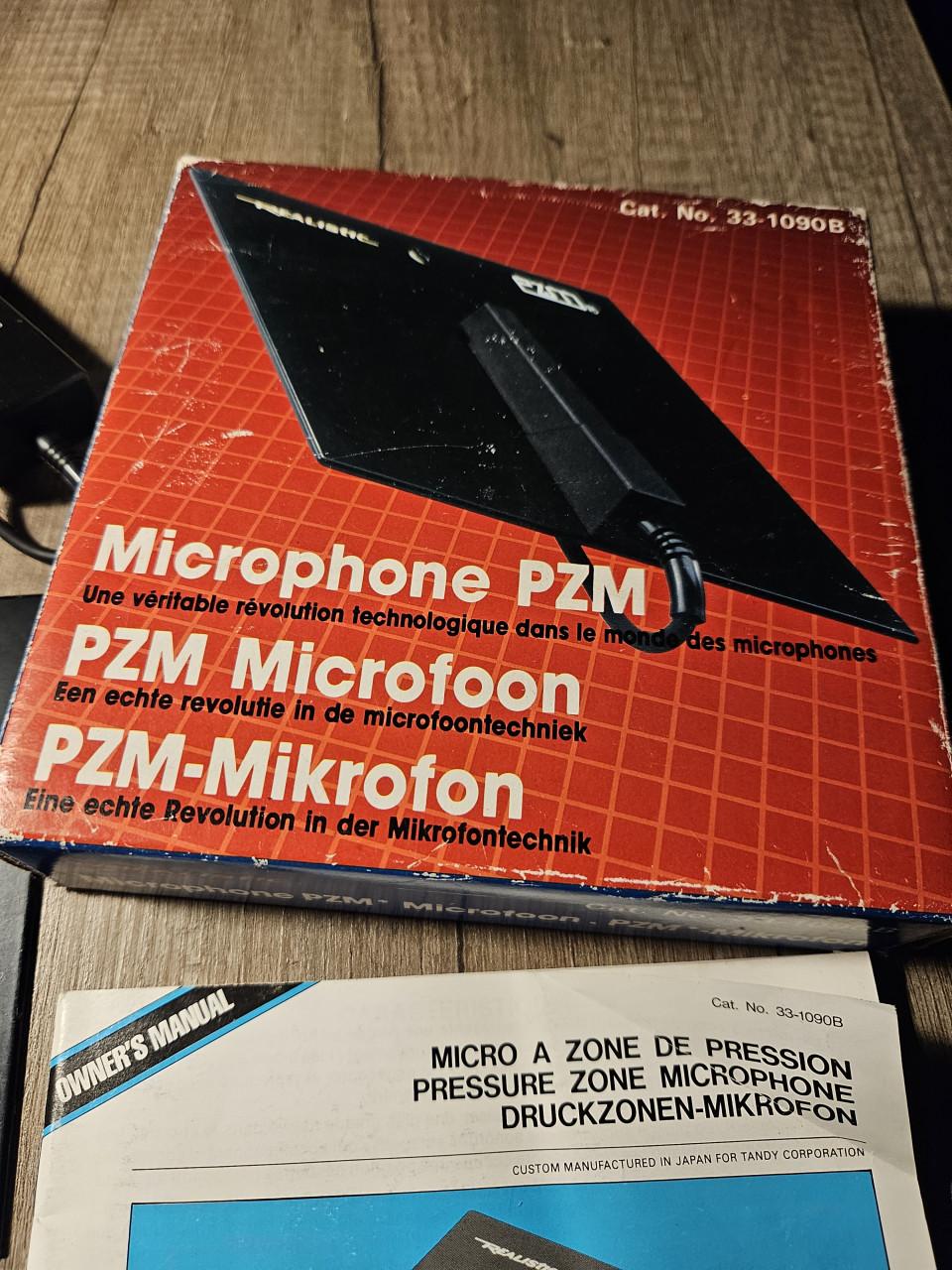 Mooi compleet vintage Realistic microfoon PZM...