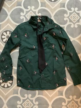 Takkie jongens kerstblouse maat 122/128