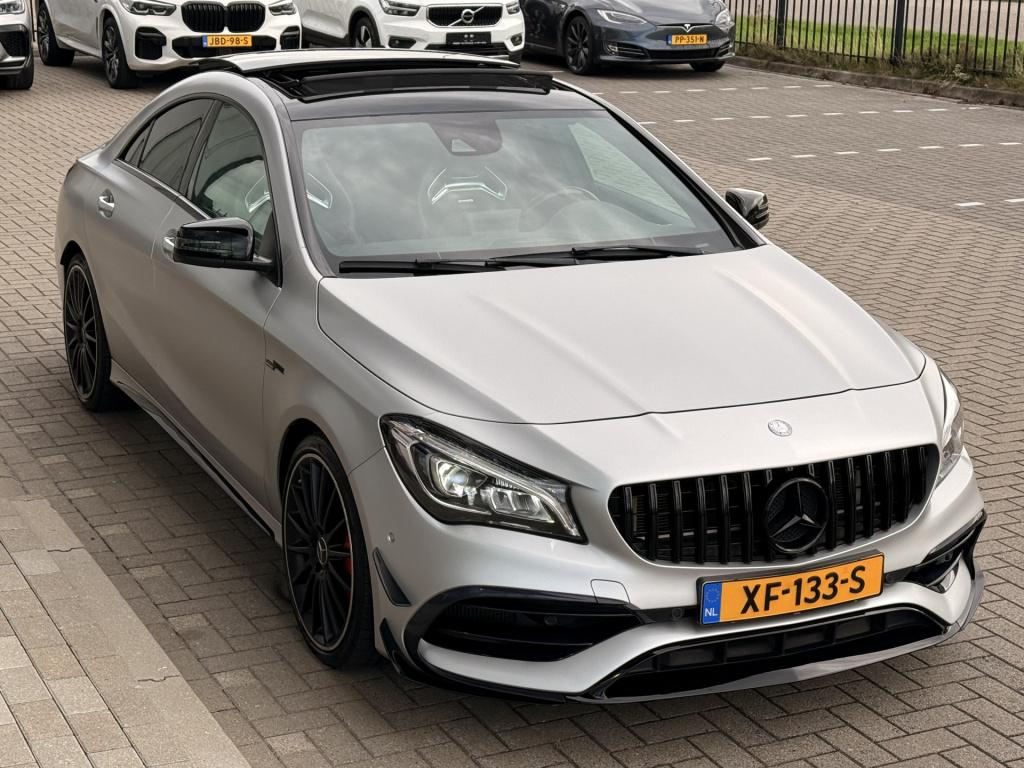 Mercedes-Benz Cla amg 45 4matic matgrijs | leder | pano | schaalstoelen | h
