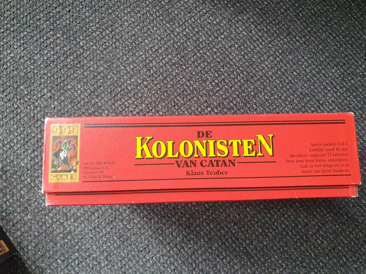 Het beroemde Kolonisten van Catan in keurige staat (eerste versie)
