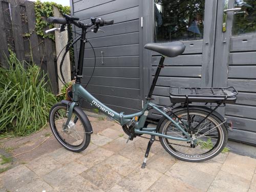 Minerva vouwfiets groen