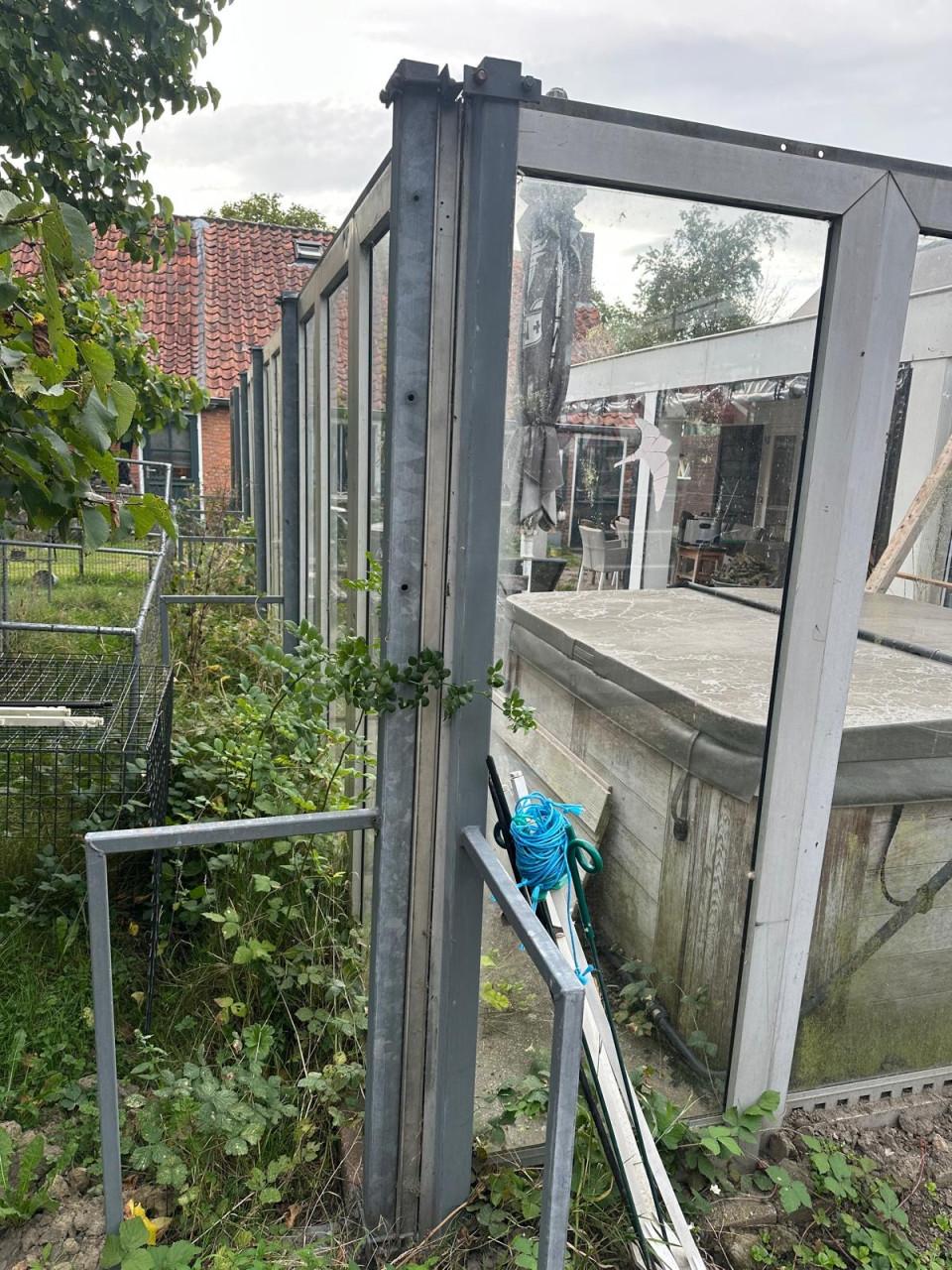 Aluminium/glazen terrasschermen
