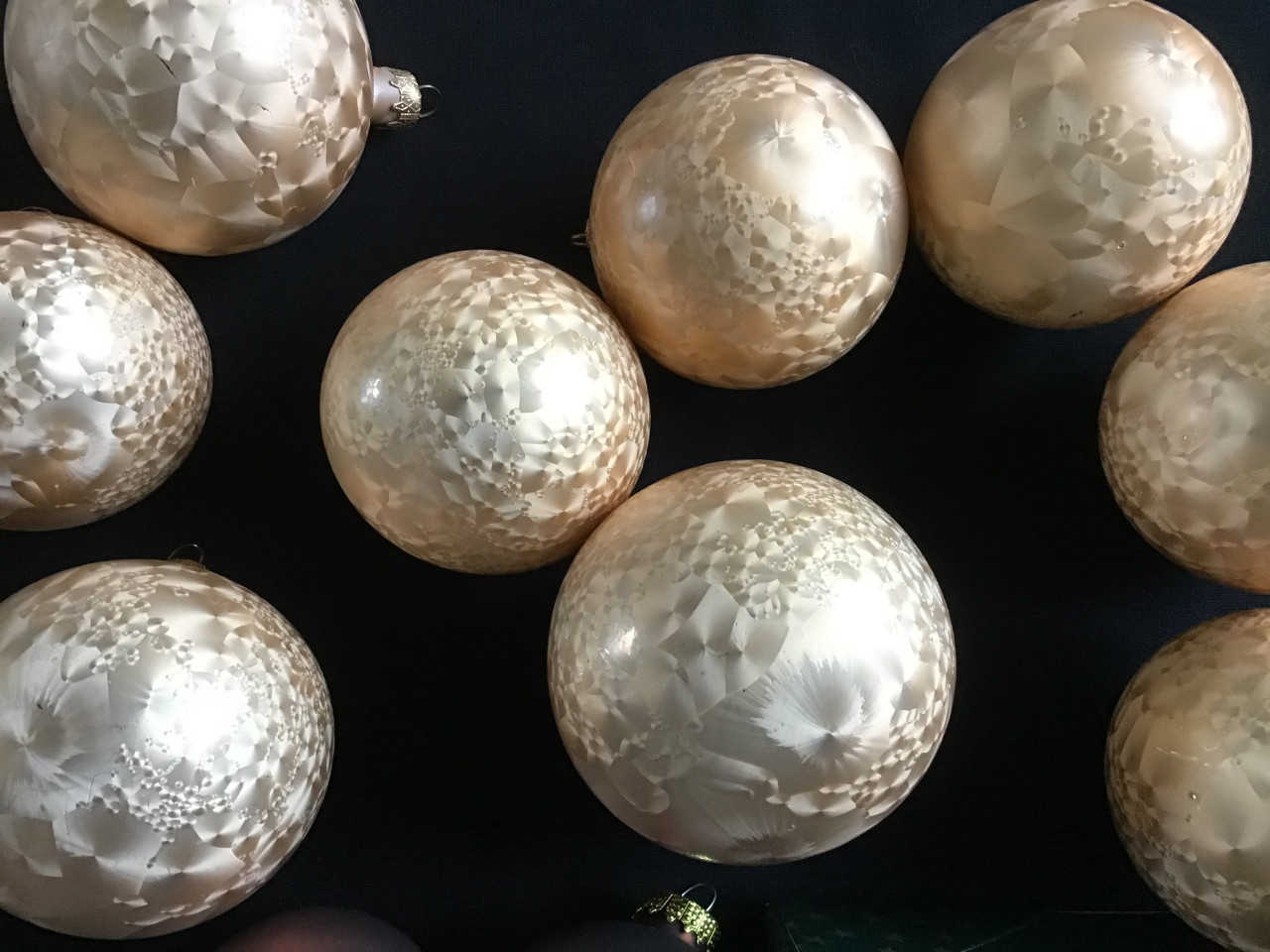 20 Kerstballen bruin zalm crème - Kerstbal kerst bal - NIEUW