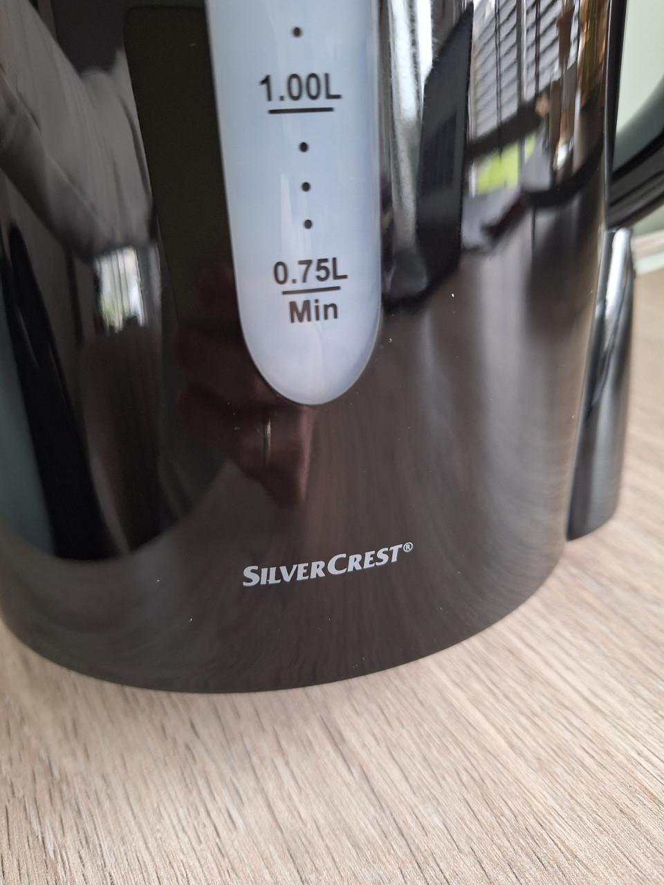 NIEUWE waterkoker SilverCrest zwart