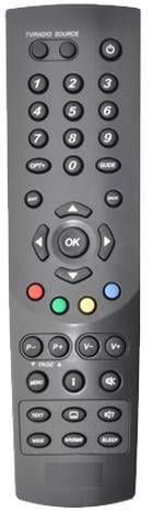 Humax digitale ontvanger type IR-Fox-C, antracietkleurig