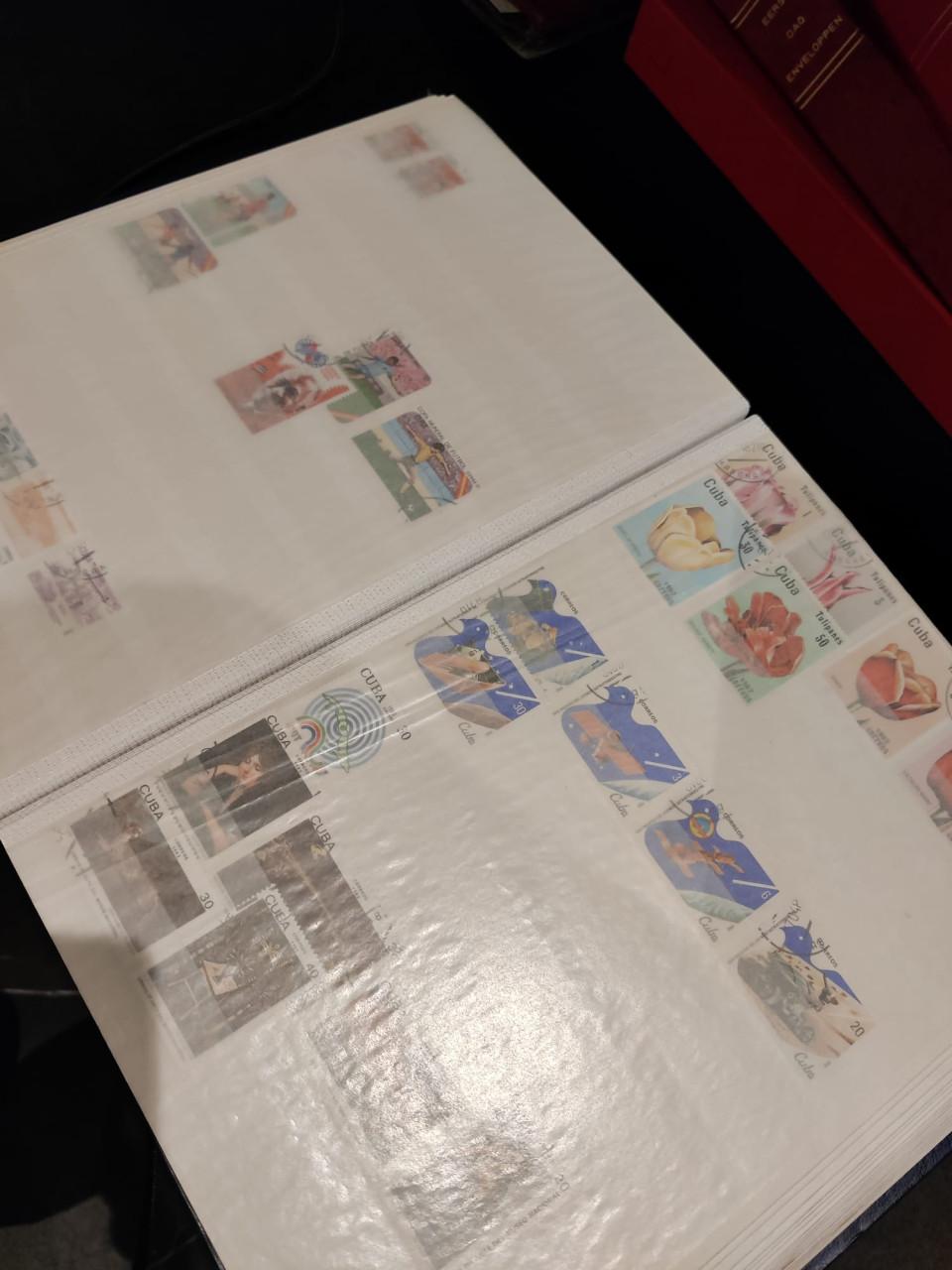 Verzameling Cuba in dik album