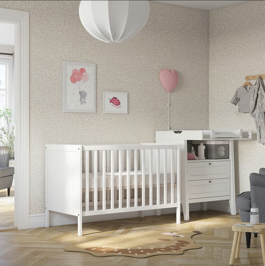 Babybed Sundvik met matras
