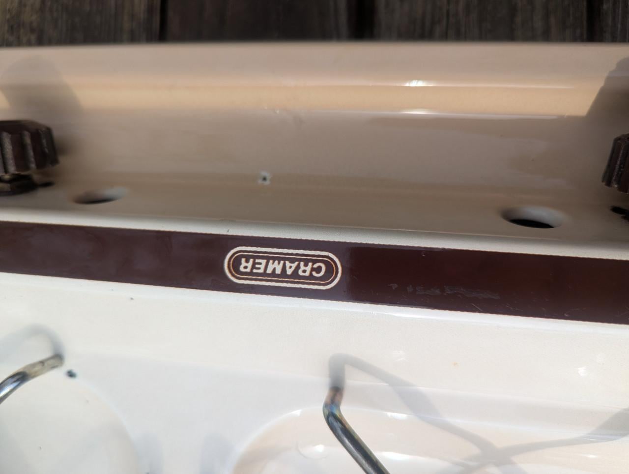 Cramer gaskookplaat en afwasbak voor camper/caravan (kookspoelcombinatie)