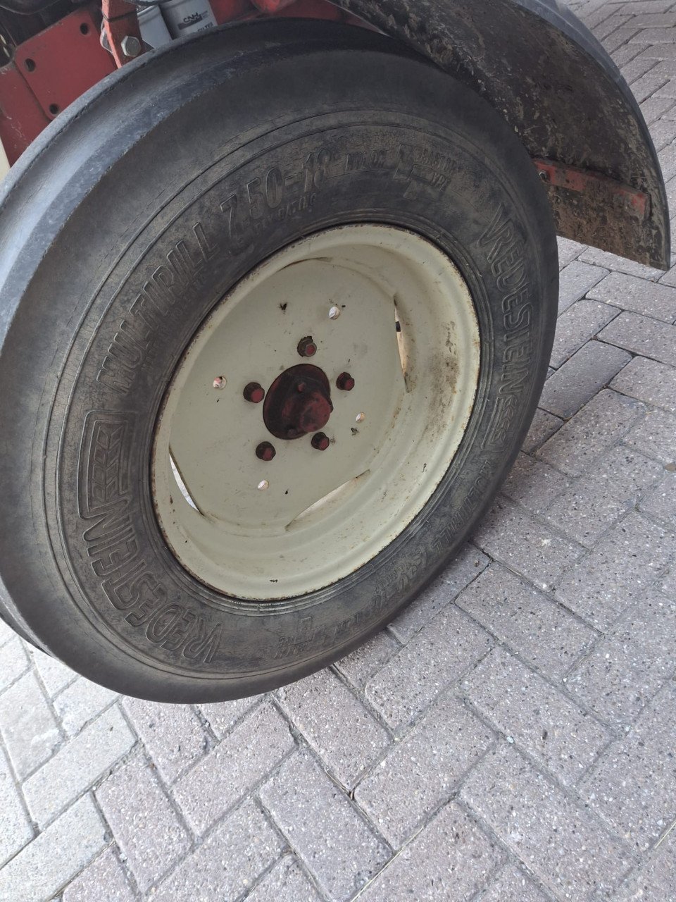 Trekker banden en  velgen