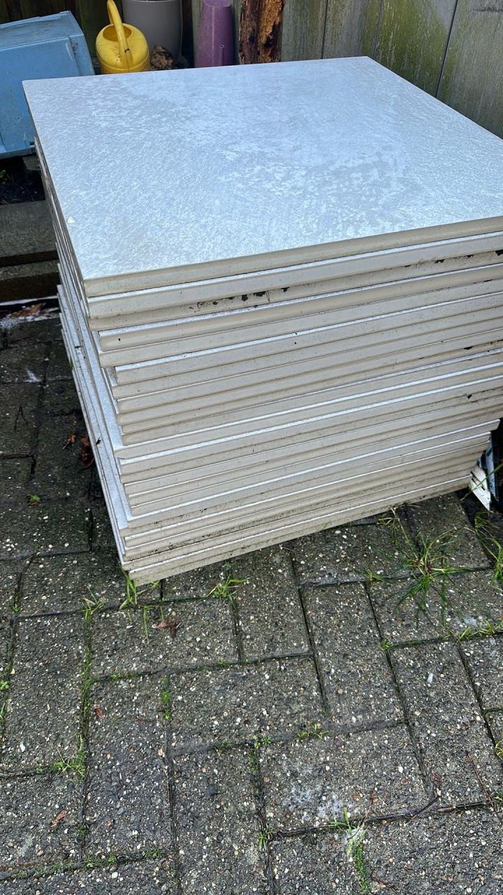 Keramische buitentegels 60x60x2 italiaans fabrikaat