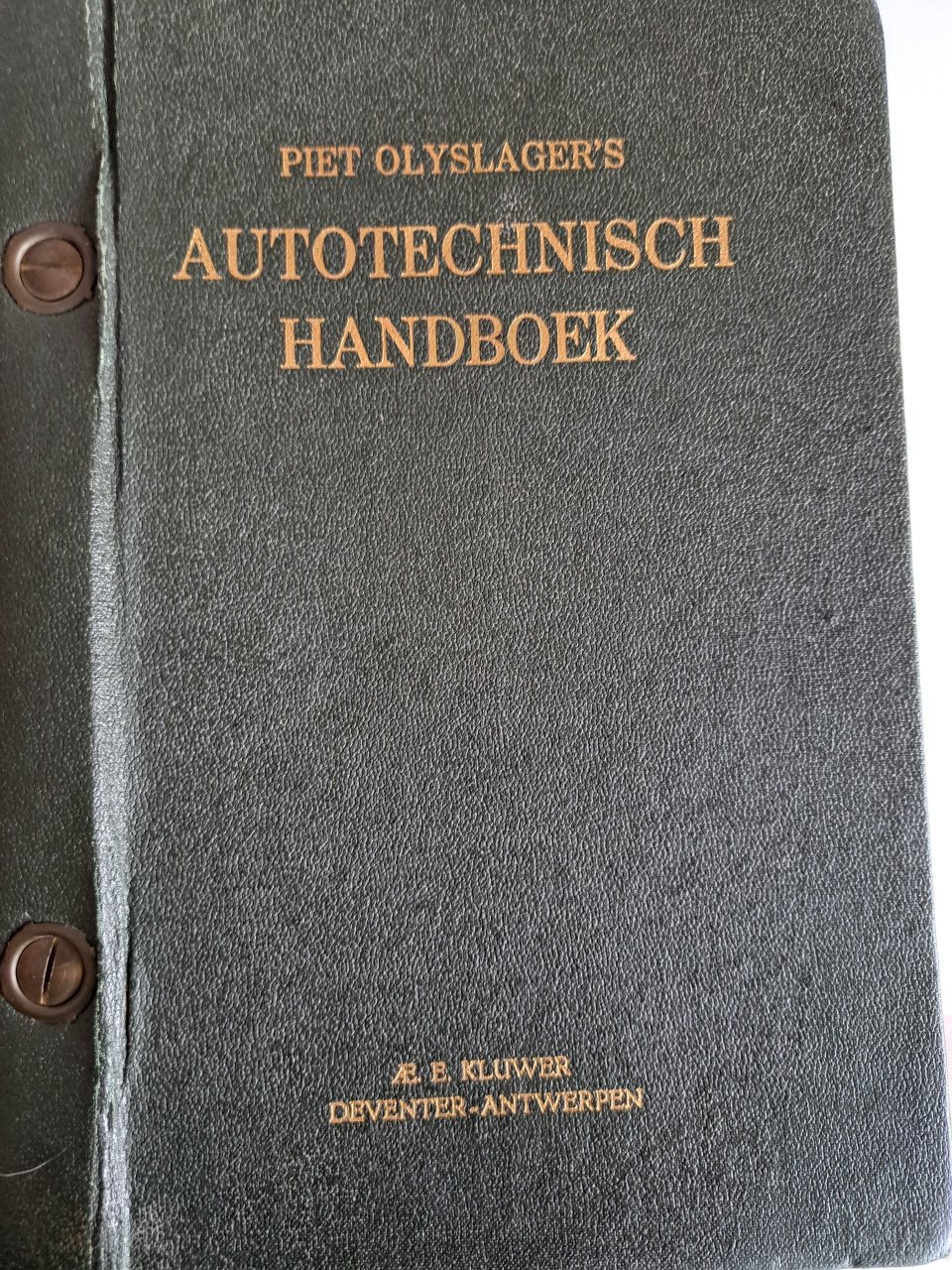 Autotechnicus handboek van Piet Olyslager