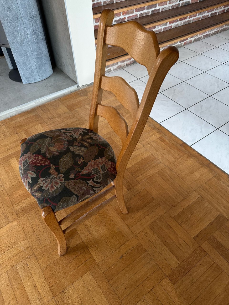 Massief eiken eetkamerstoelen