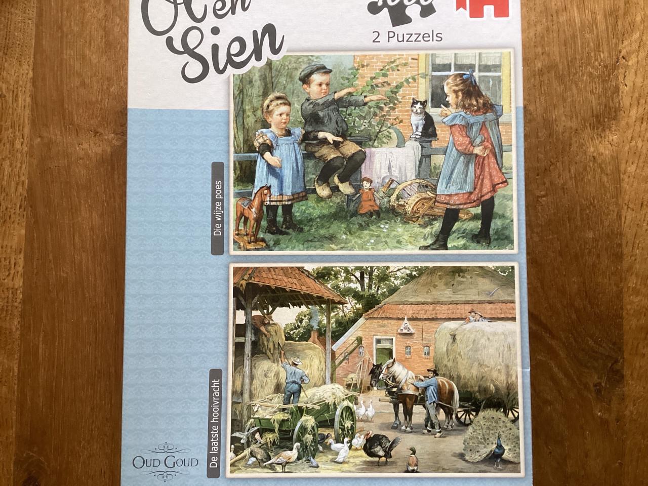 4 legpuzzels Corn.Jetses / Ot en Sien