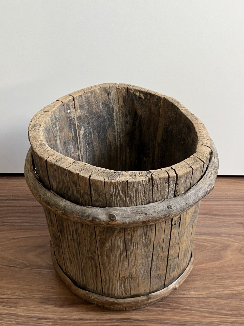 Houten emmer