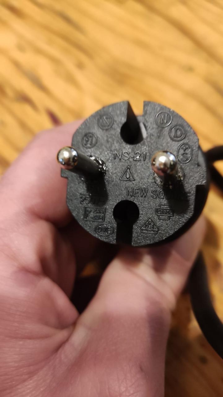 13x EU-stekker Klasse 2 + 1,4m kabel H05RN-F - Nieuw