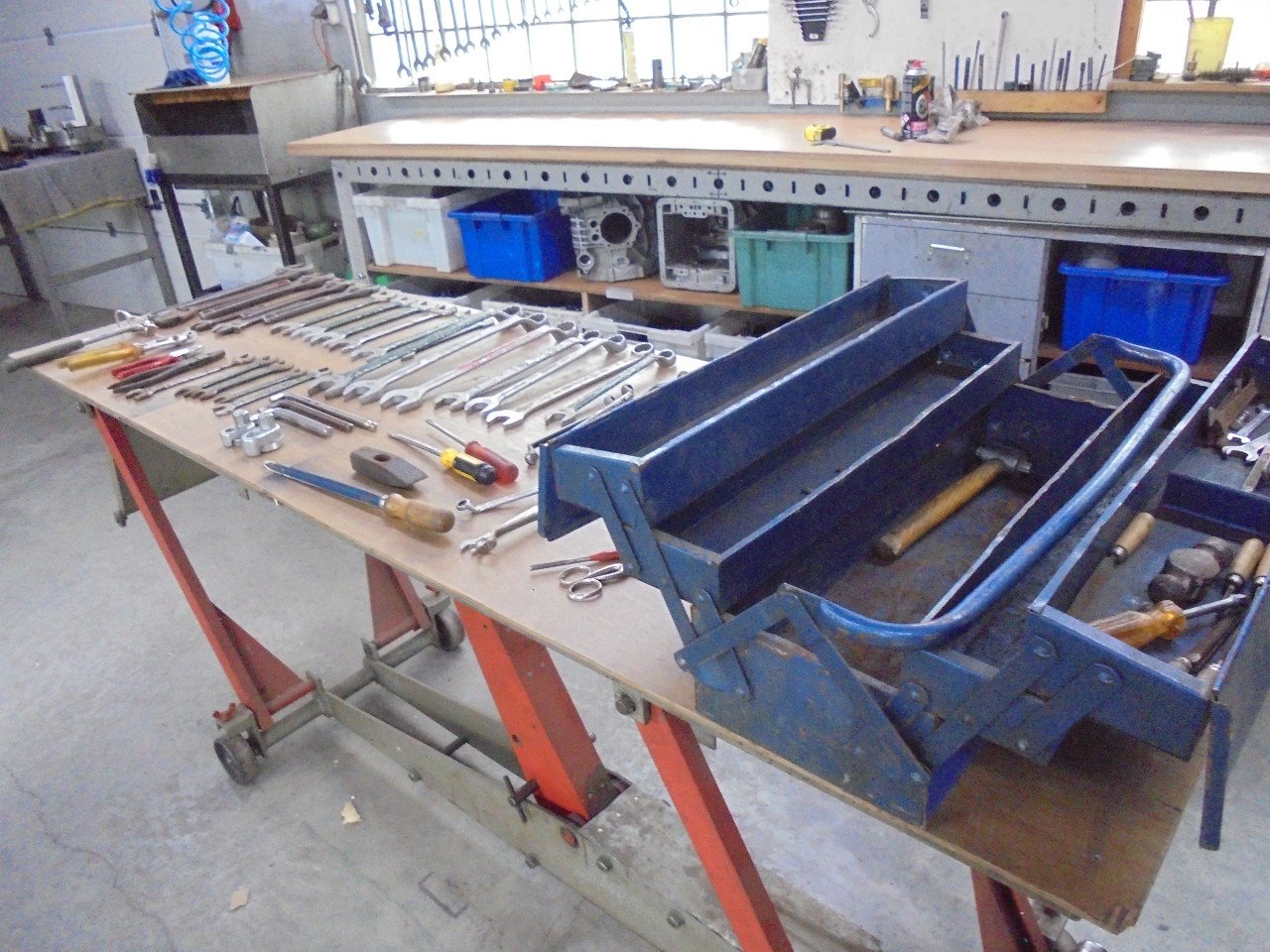Volle gereedschapskist