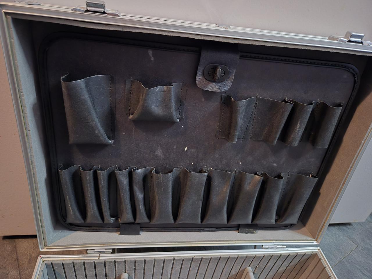 Aluminium gereedschapskist. L46xB34xD17 cm