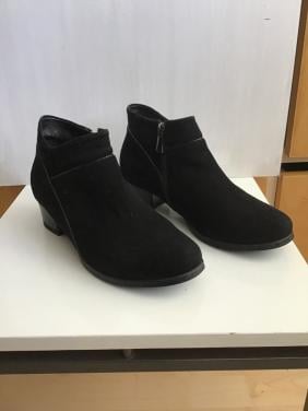 Enkellaarsjes Footnotes zwart