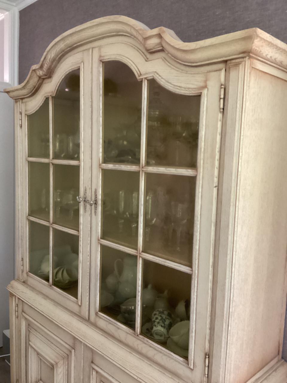 Prachtige eiken kast in white wash