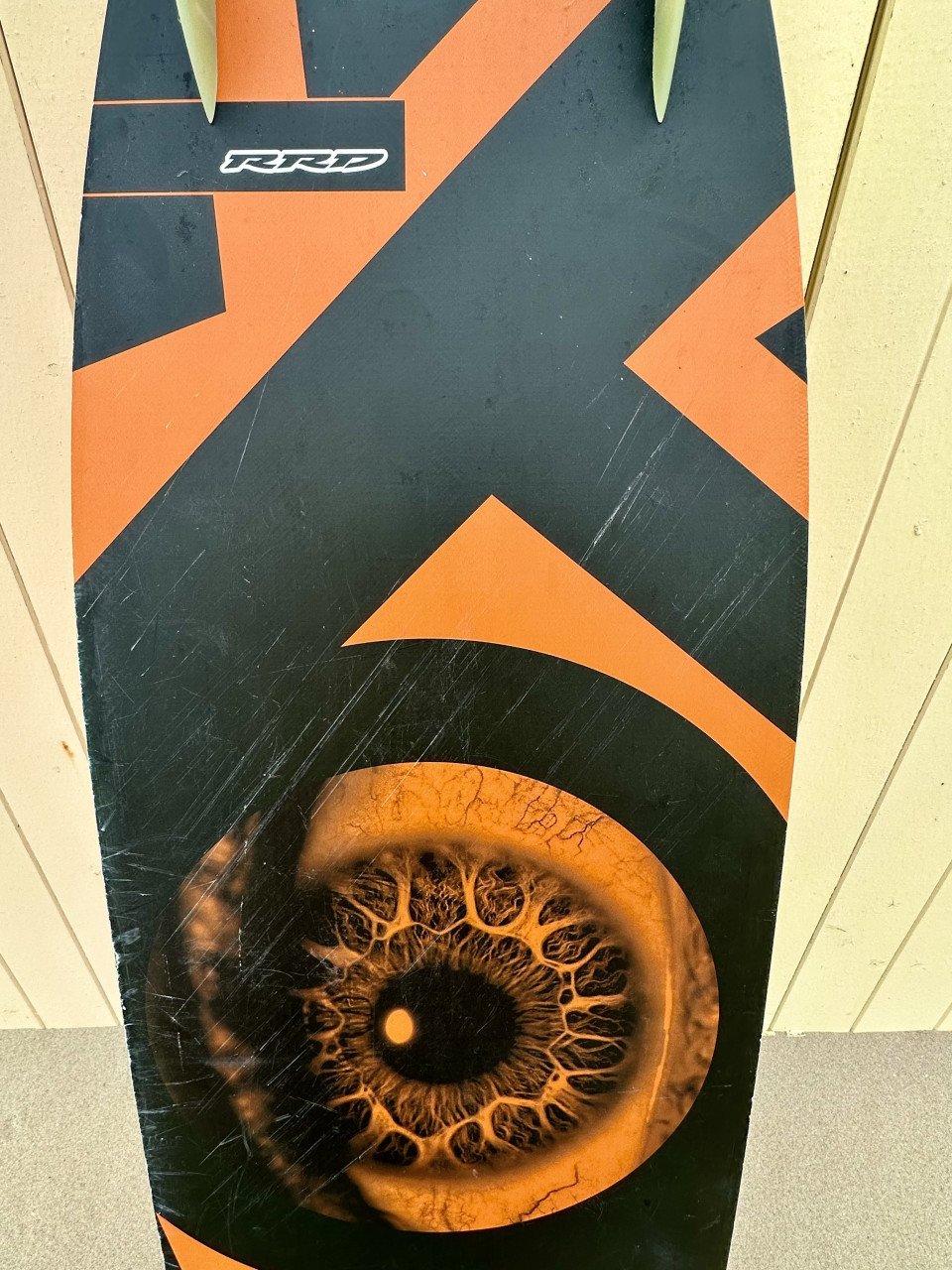 Kiteboard RRD 137x41, inclusief bijbehorende voetbinding