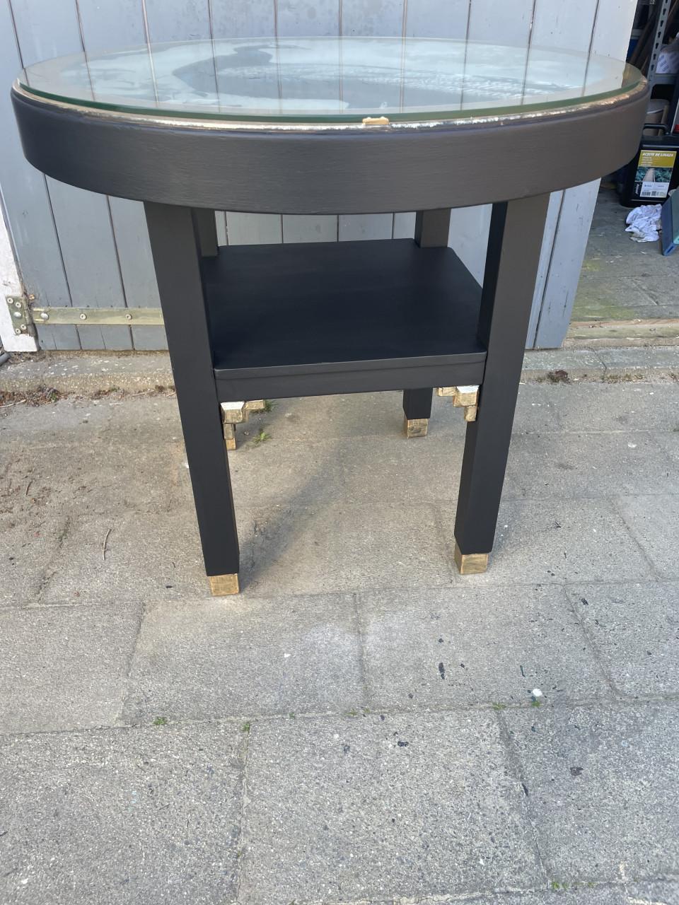 Uniek stevig Tafeltje met pauw