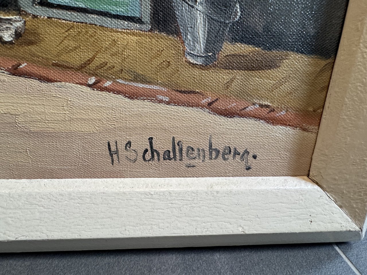 Schilderij Huibert Schuilenberg te koop inclusief lijst