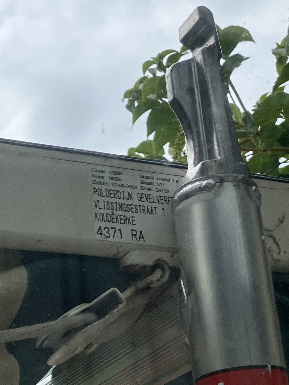 Aluminium markies