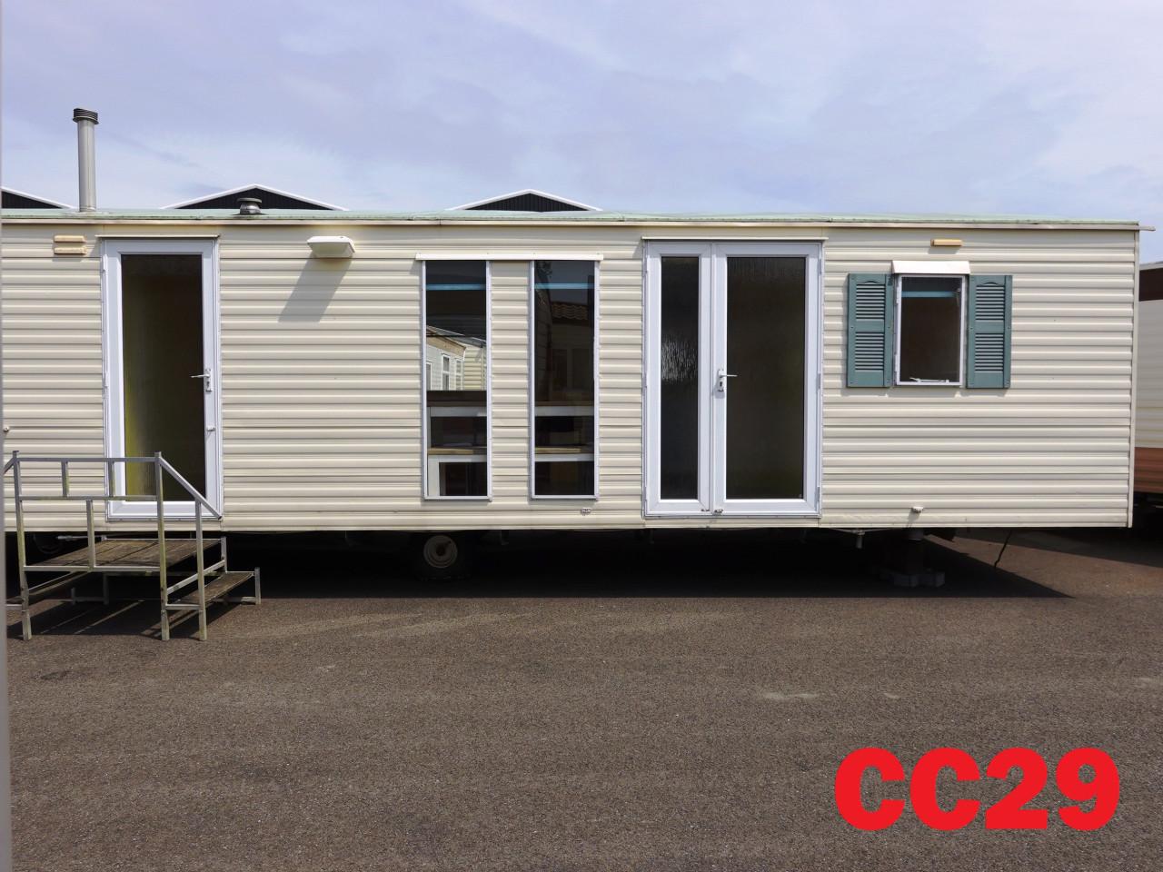 Diverse modellen chalets en stacaravans met 3 slaapkamers