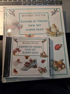 Boek en de cd "Rijmpjes en Versjes voor het Slapen Gaan"  Beatrix Potter,