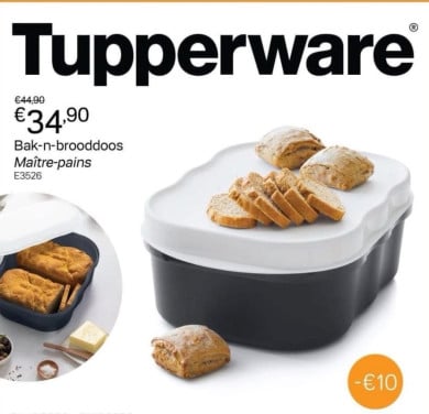 Tubberware bewaar doos / brooddoos