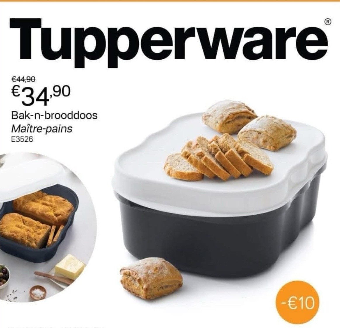 Tubberware bewaar doos / brooddoos