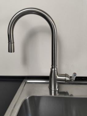 Kraan met uittrekgedeelte