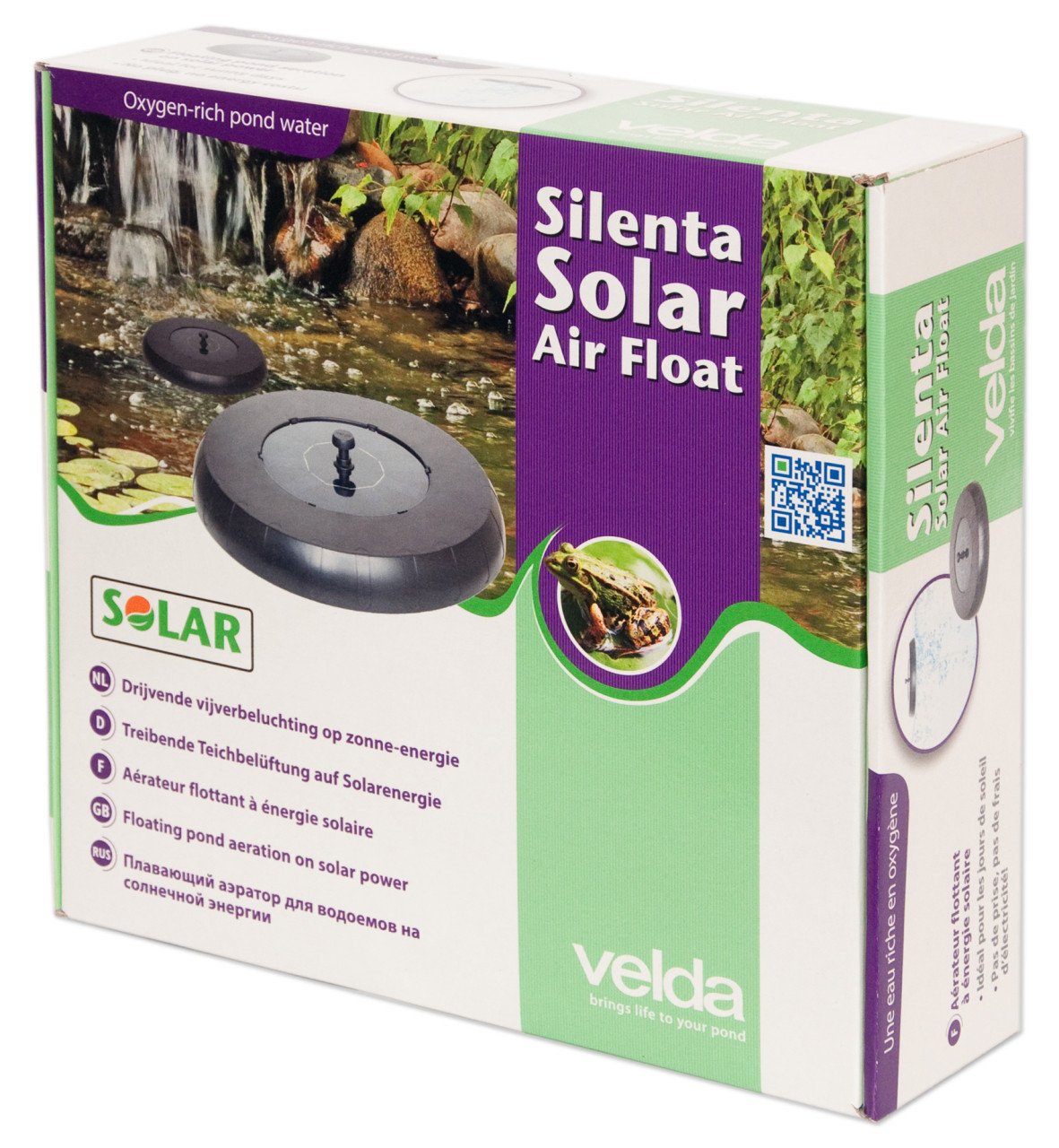 Nature glazen regenmeter op steel rvs glas