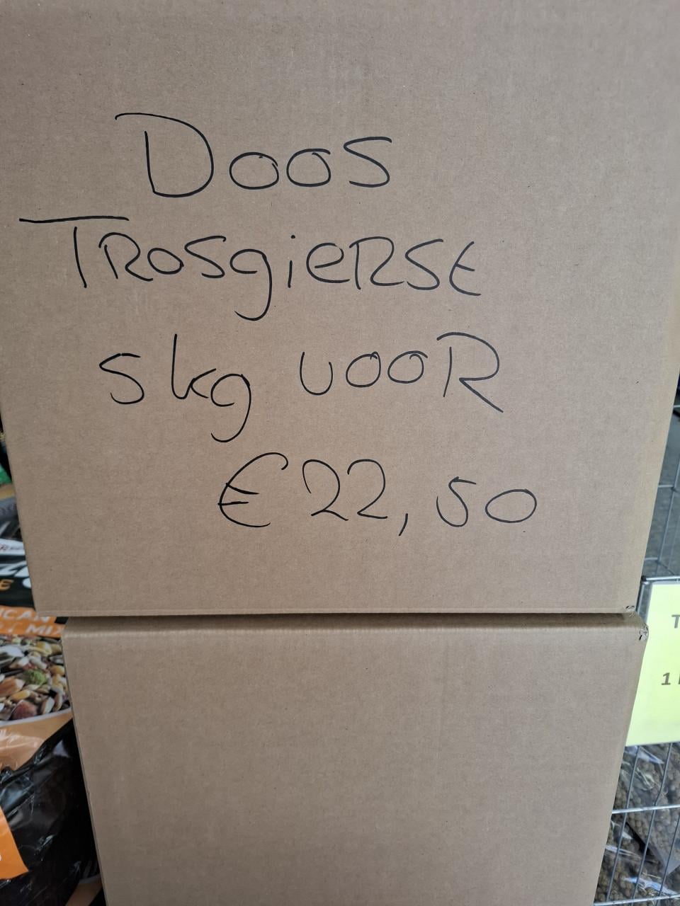 5 kg trosgierst voor slechts €22,50