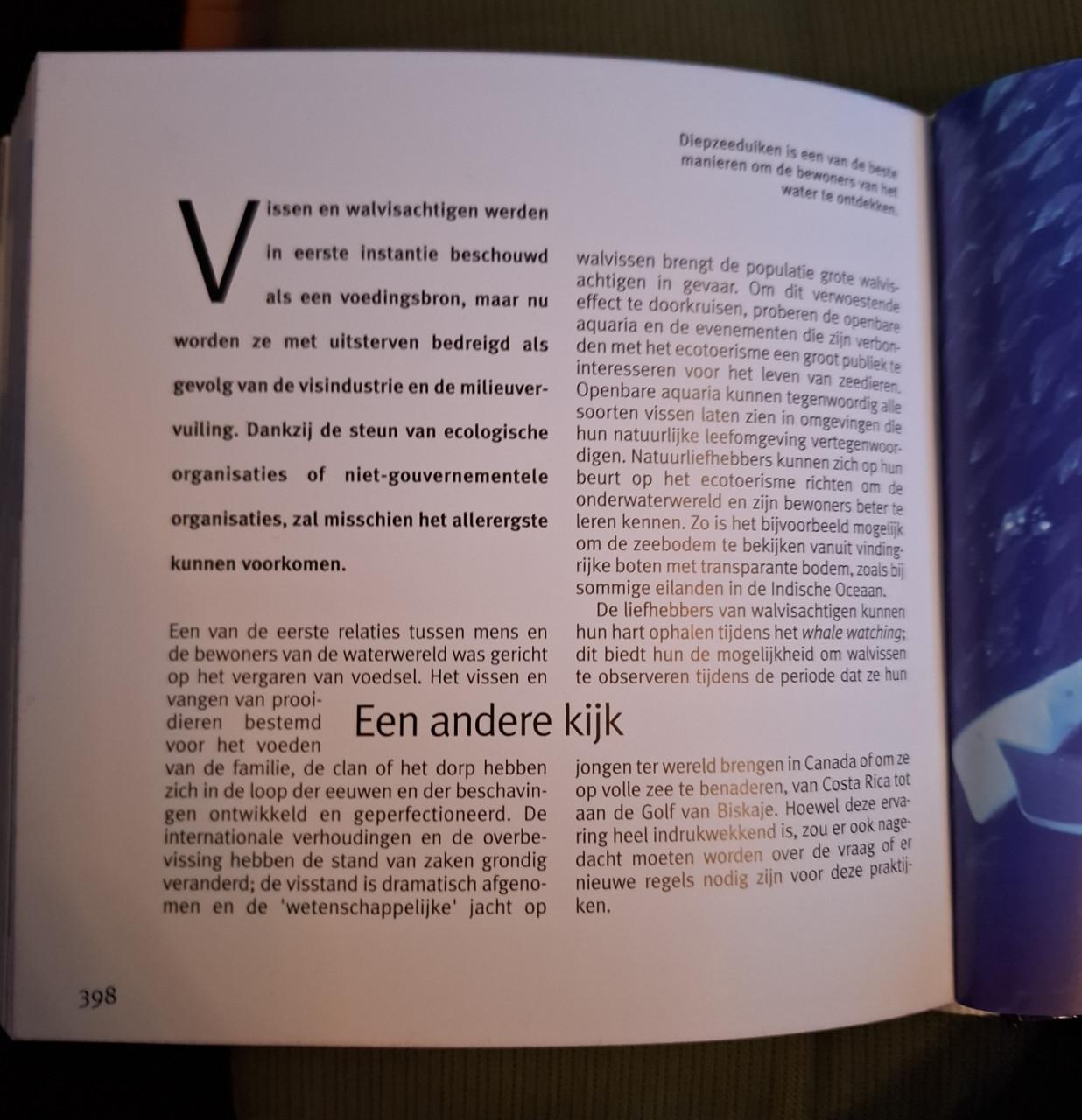 Vissen en walvissen, 1001, foto's, red. Pascal Deynat, blokboek