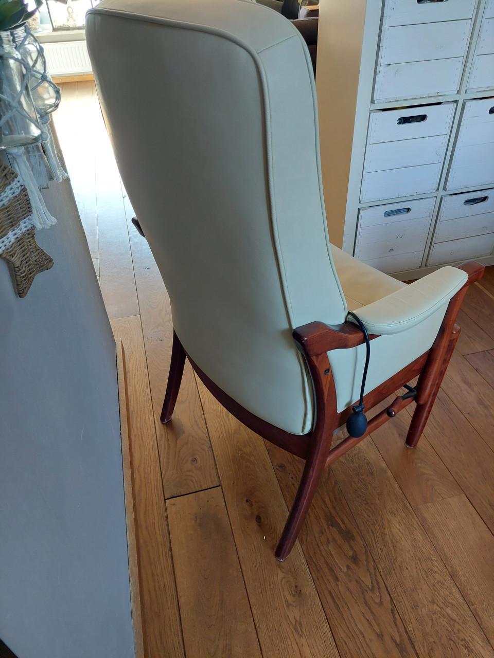 Farstrup senioren stoel, verstelbaar zit en ruggedeelte