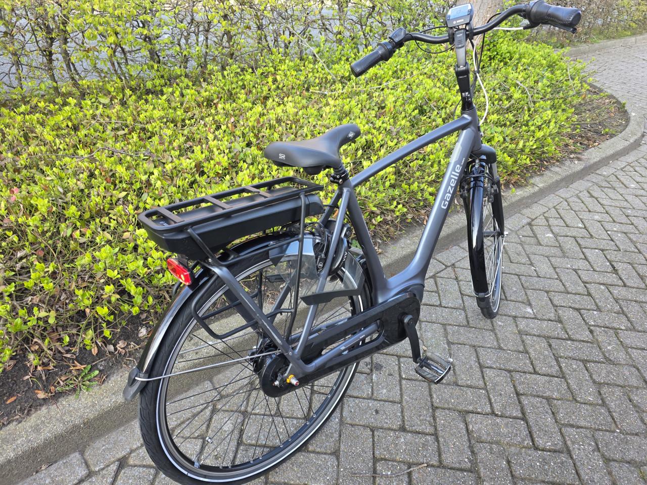 Schitterende Gazelle Luzern elektrische heren fiets met Bosch middenmotor