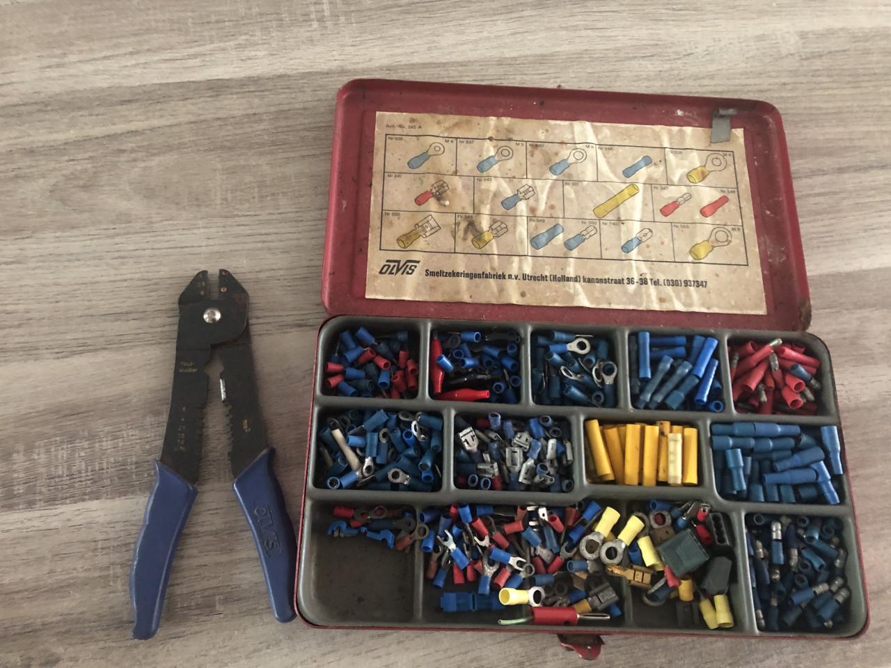 Olvis kabelschoenen en krimptang