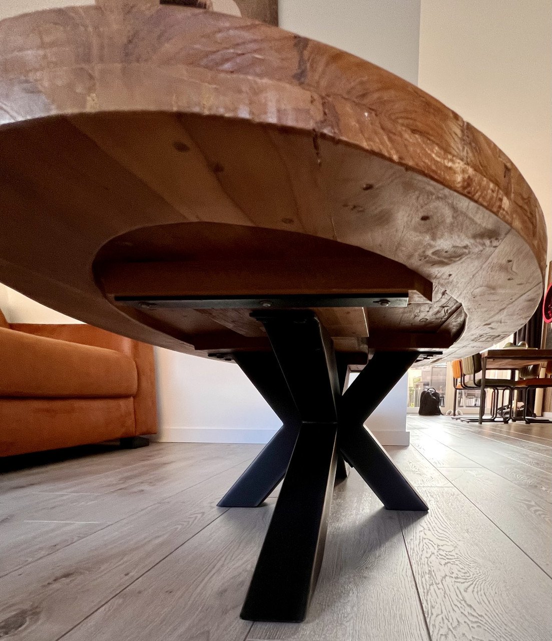 Salon tafel teakhout