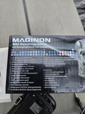Zgan complete Maginon Wildlifecamera WK 4 HD 4MP 1080P infrarood nachtzicht